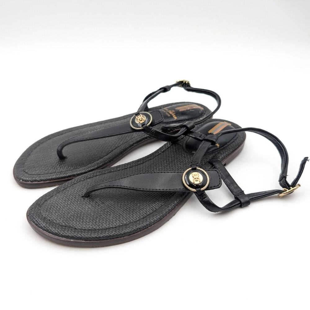 Sam Edelman Gigi Signet Sandal Women's Ankle Strap Black Size US6M EU36